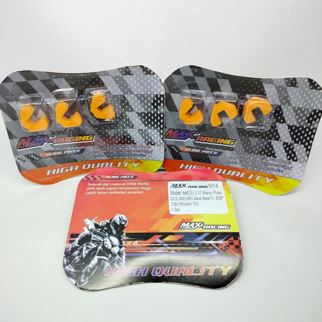 PIECE SLIDE-SLIDER 5014 BEAT MAX Racing MOTORCYCLE HONDA MATIC K1A BEAT-FI-ESP-POP-VARIO 110 / dyton
