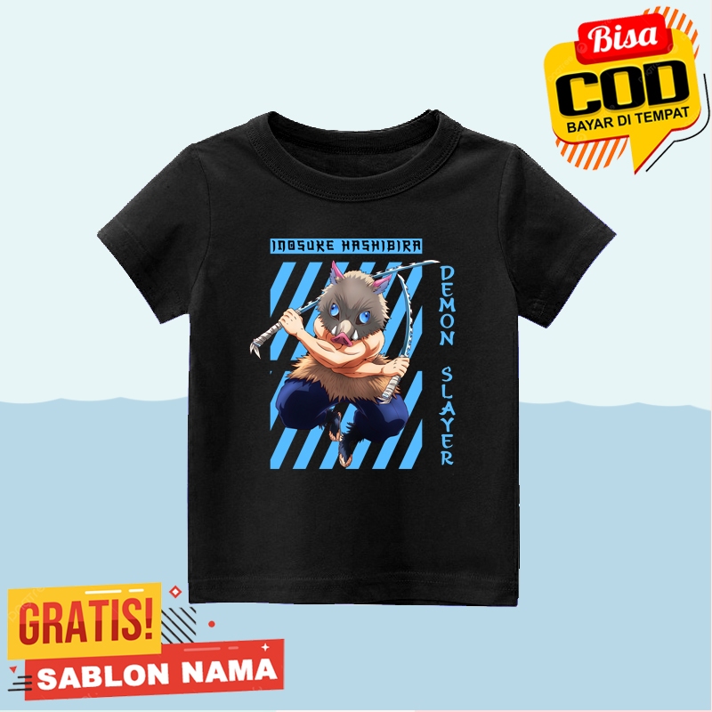 เสื้อยืดเด็ก Inosuke Hashibira / เสื้อผ้าเด็ก Inosuke Hashibira สําหรับเด็กชายและเด็กหญิง