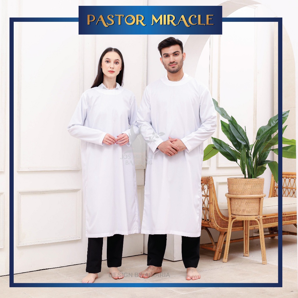Miracle - Baptism Robe - Plain - Jos Miracle Bandung