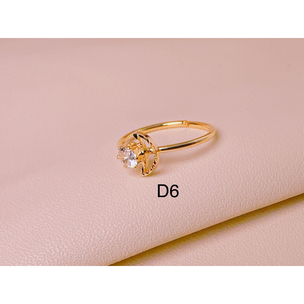 แหวนทอง D06 เรียบง่ายและสวยงาม