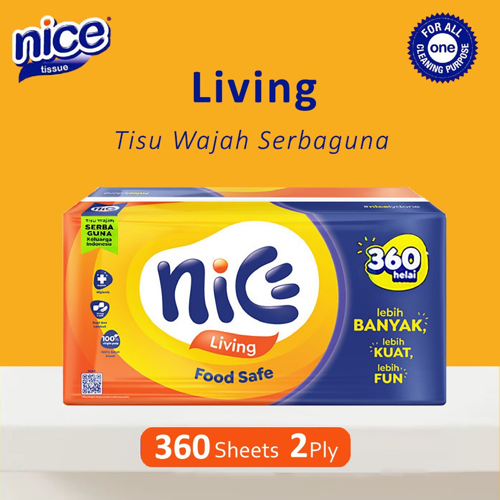 Nice Tissue 180 แผ่น - กระดาษชําระแห้ง - ทิชชู่