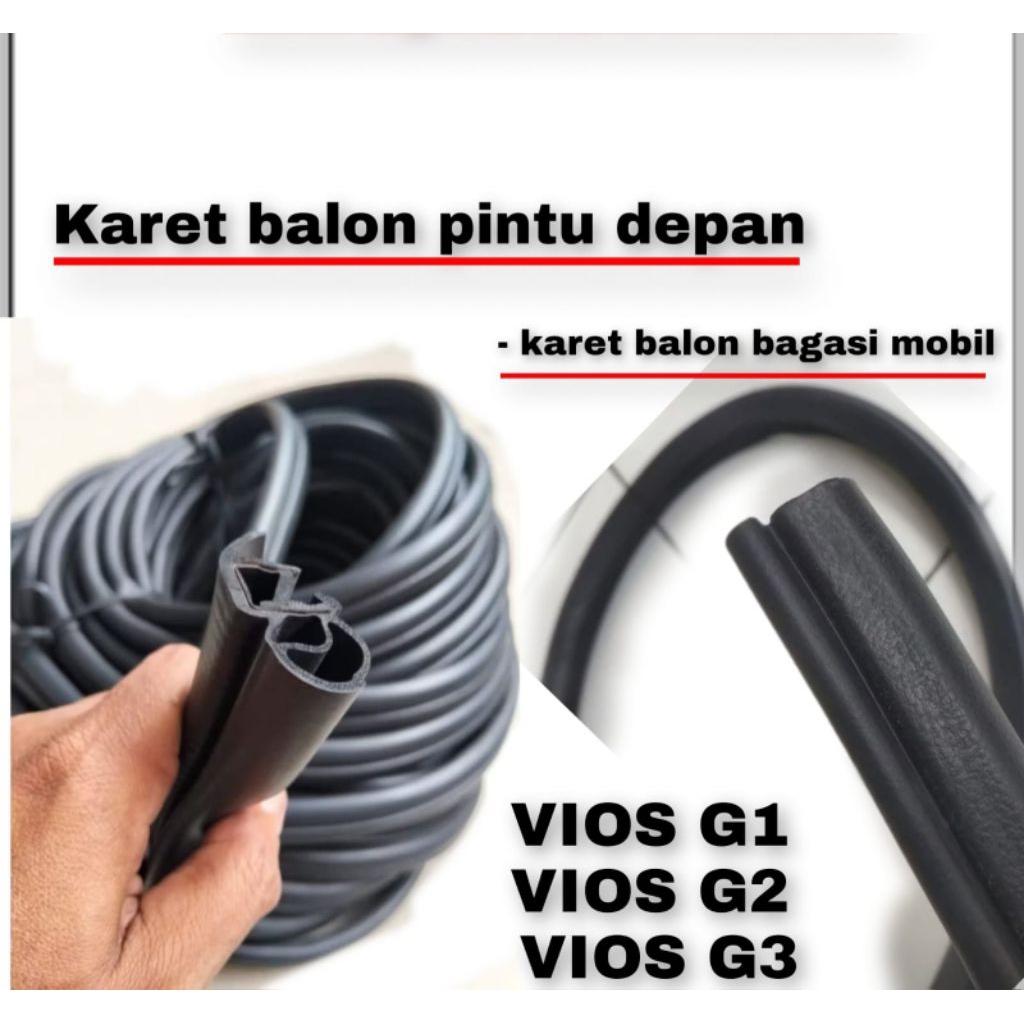 ลูกโป่งยางประตูรถม้าบอลลูนลําต้นสําหรับ toyota vios G1 G2 G3 เดิม