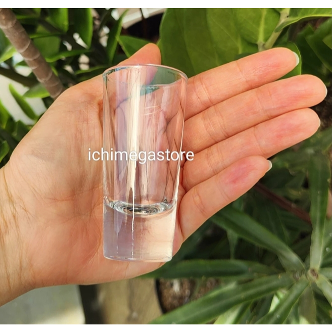 ICHIMEGASTORE Shot Glass Shot Glass Cocktail Dessert Mini High SINGLE 30 ml