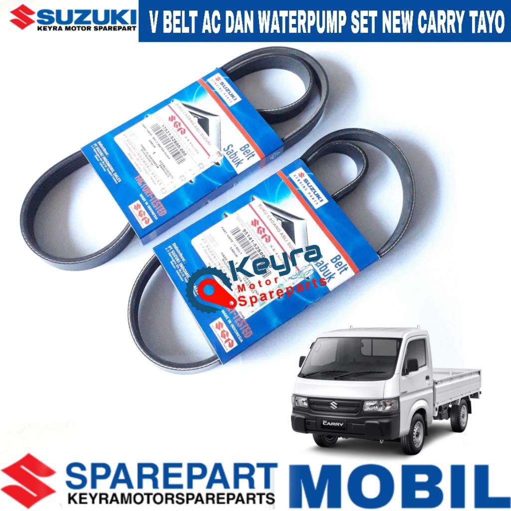 V BELT FANBELT FAN BELT 1SET ใหม่ CARRY TAYO
