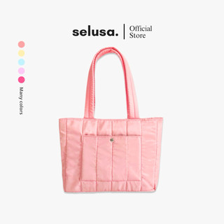 SELUSA TAMY PUFFER TOTEBAG | Fluffy and Shoulderbag