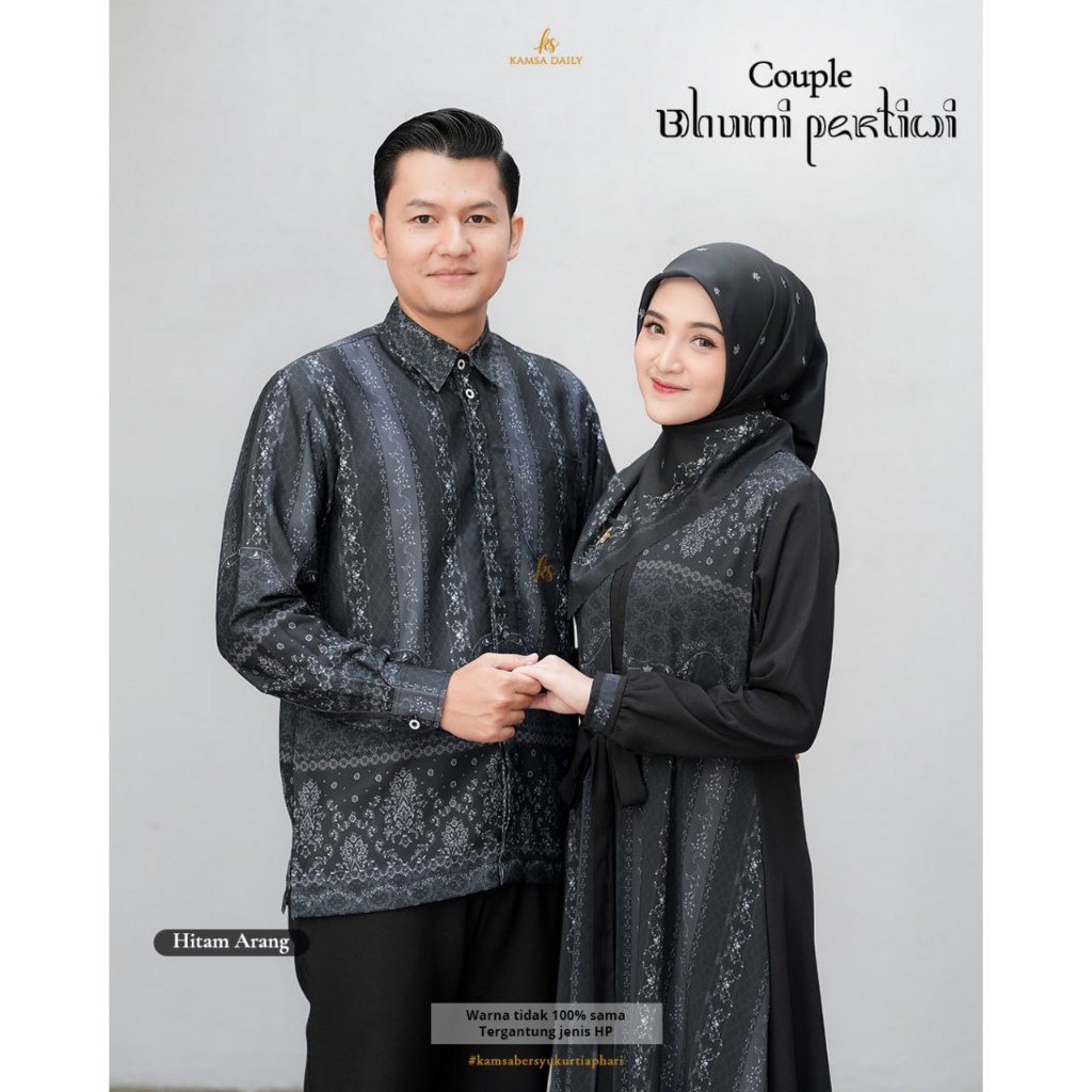 KEMEJA [PO to 31 JULY] SHIRT - COUPLE BHUMI PERTIWI BY KAMSA DAILY - สินค้าดั้งเดิม - คู่ koko gamis