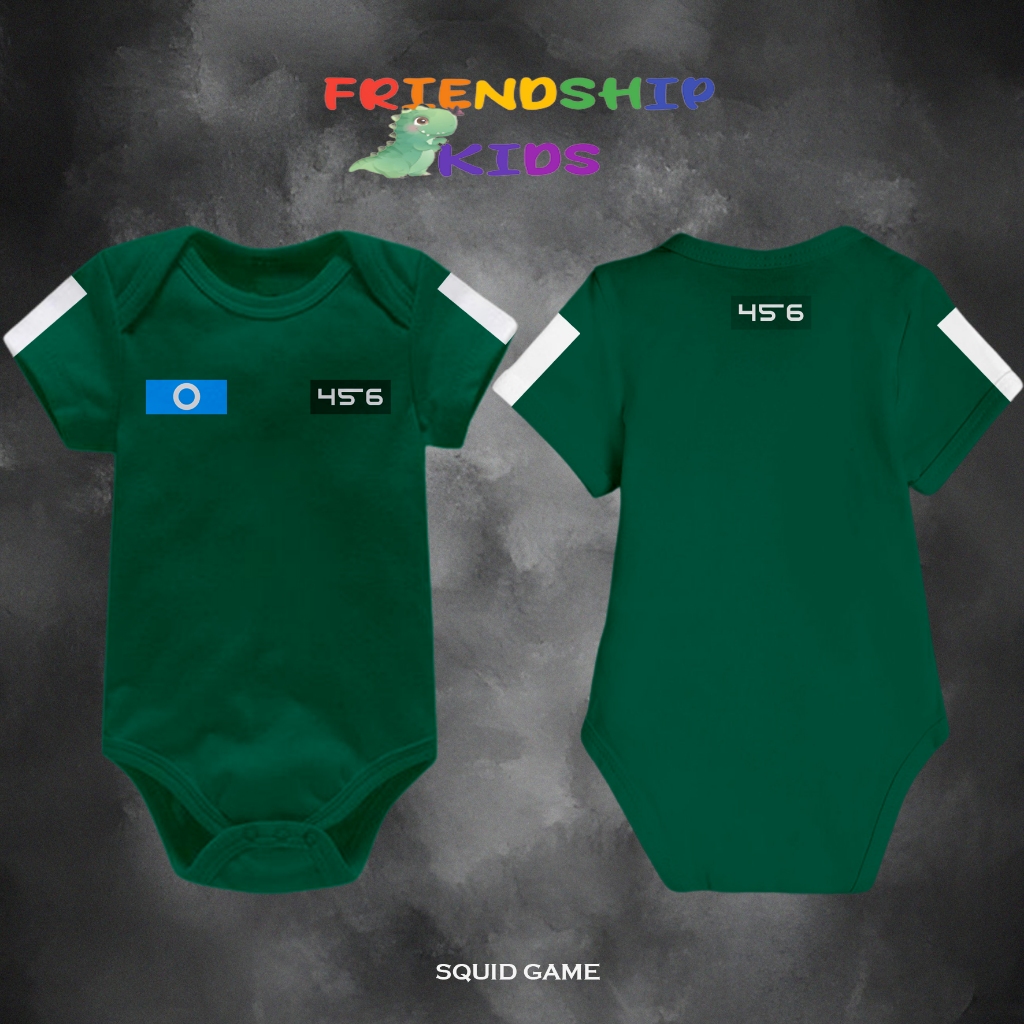 BABY JUMPER SHORT 0 - 12 MONTHS BABY SQUID GAME JUMPSUIT