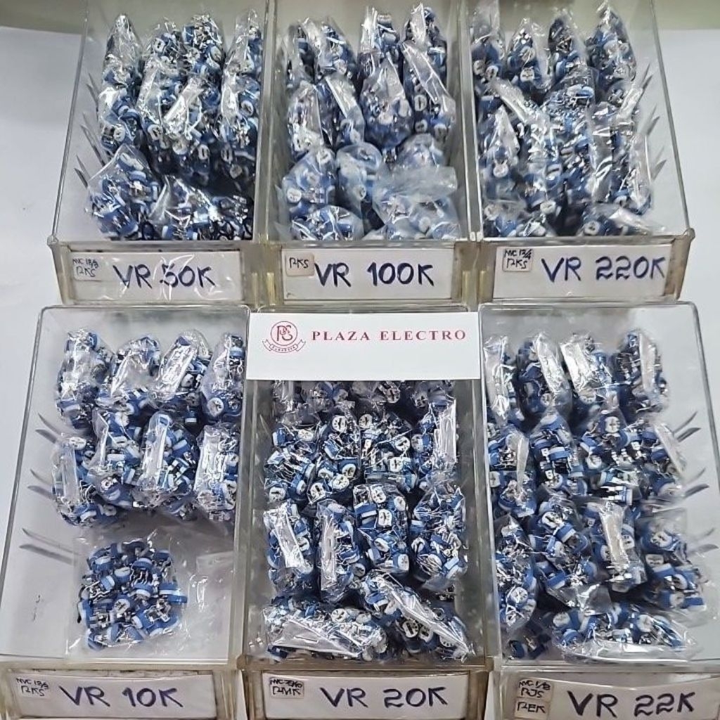 VR TRIMPOT TRIMMER 10K / 20K / 22K / 50K / 100K / 220K VARIABLE RESISTOR POTENTIAL 103 203 223 503 1