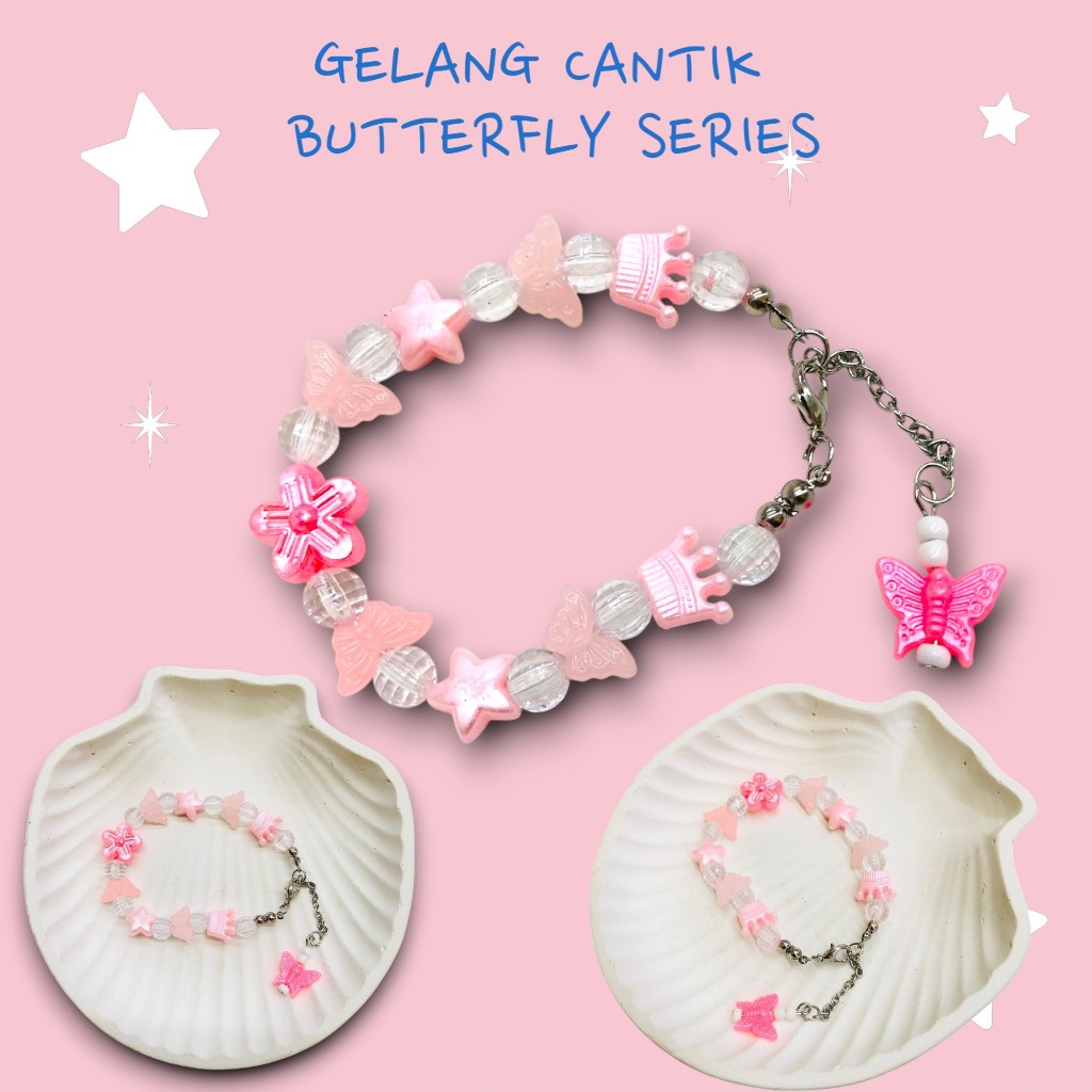 [BUTTERFLY SERIES] GELANG / BRACELET / GELANG CANTIK / GELANG LUCU / MURAH / WANITA