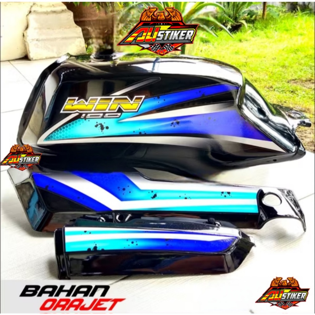 Honda Win 100 Variation Striping Sticker Win Code WIN01