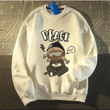PEACE NOPE RAPPER BOY SWETER CREWNECK TOP (V1)