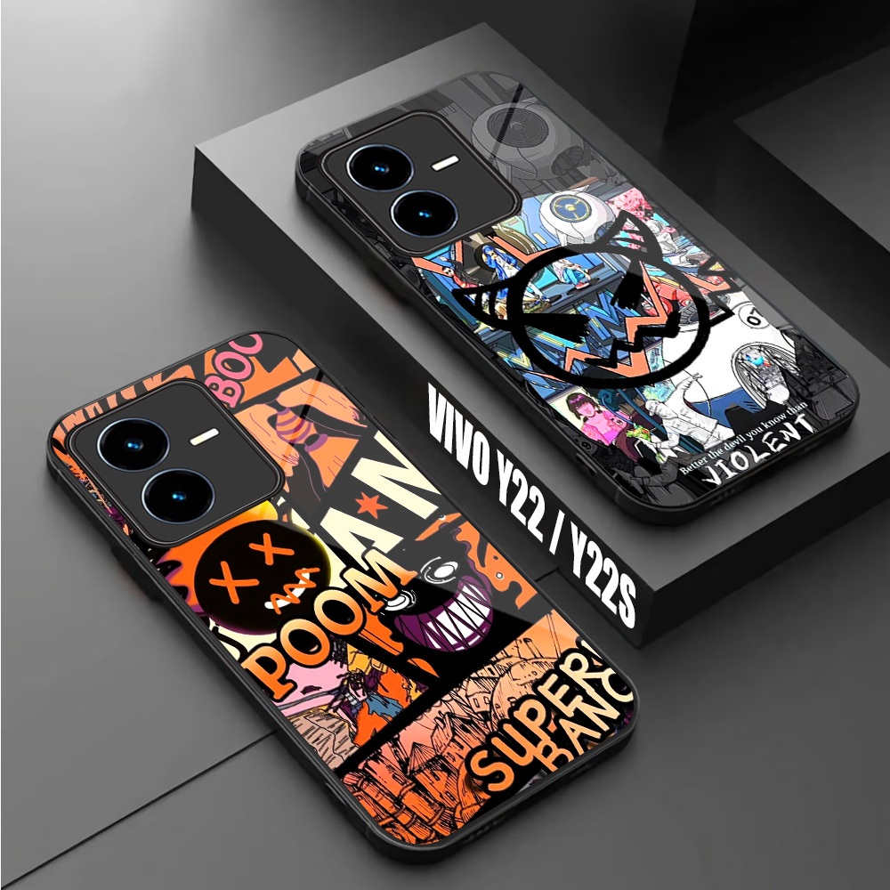 เคส VIVO Y22 / Y22S - เคส VIVO Y22 ล่าสุด TOP URBAN CASING [ ARTM14] VIVO Y22 / Y22S Silicone - เคส 