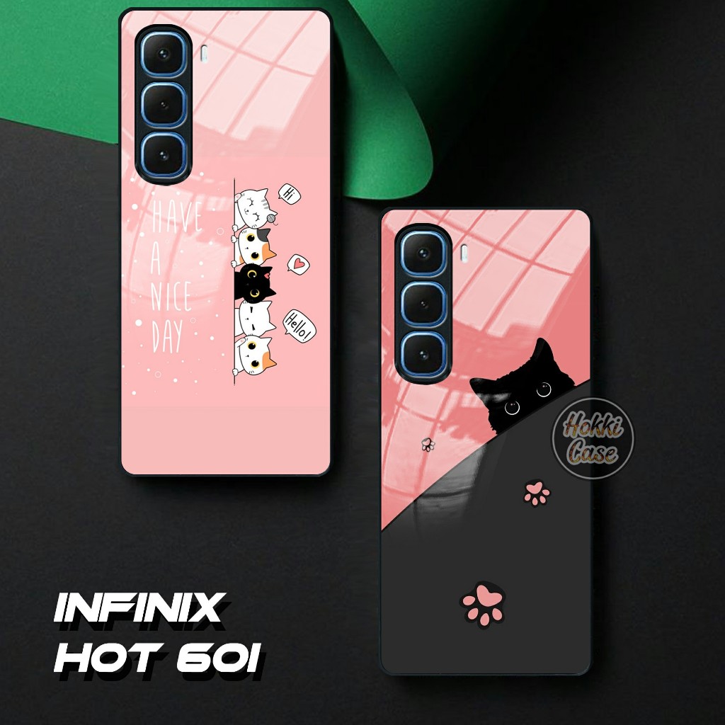 Infinix Hot 60i HP Casing - Infinix Hot 60i Softcase Glass - เคส Infinix Hot 60i - ซิลิโคน Infinix H