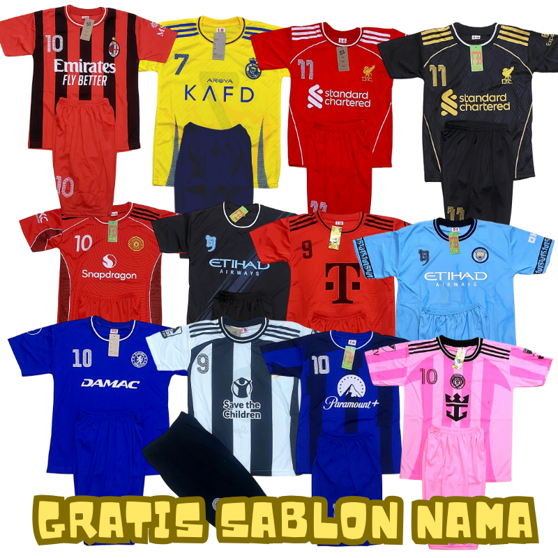 ฟรีพิมพ์ชุดเสื้อฟุตบอล MIAMI/ALNASSR/MUNCHEN/MU