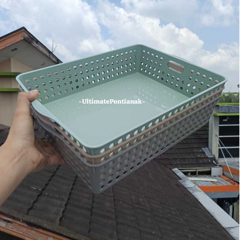 ตะกร้าอเนกประสงค์ A4/Letter Basket/Eriko A4 Letter Holder/ตะกร้าคุณภาพสูง/กล่องเก็บของ OK