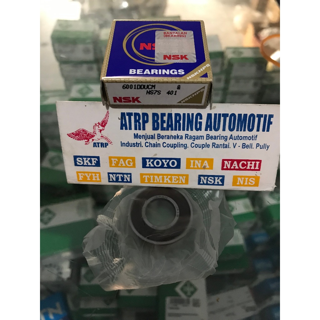 BALL BEARING 6001 DD 6001 2RS NSK JAPAN ORIGINAL