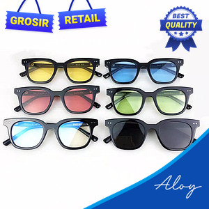 ALOY RETAIL PL-WW003 Kacamata Pria/Wanita Sunglasses Korean Fashion Small Candy Color KM02 Termurah