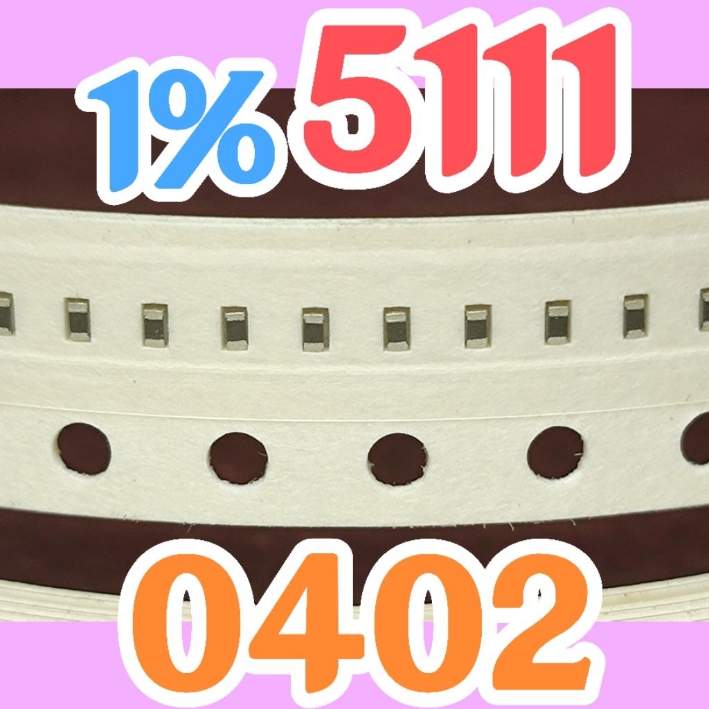 10 ชิ้นตัวต้านทานชิป smd 5111 5K11 1% ขนาด 0402 1005 5.111Kohm 5.11K โอห์ม 5.111 Kohm 5.11Kohm 5.11 
