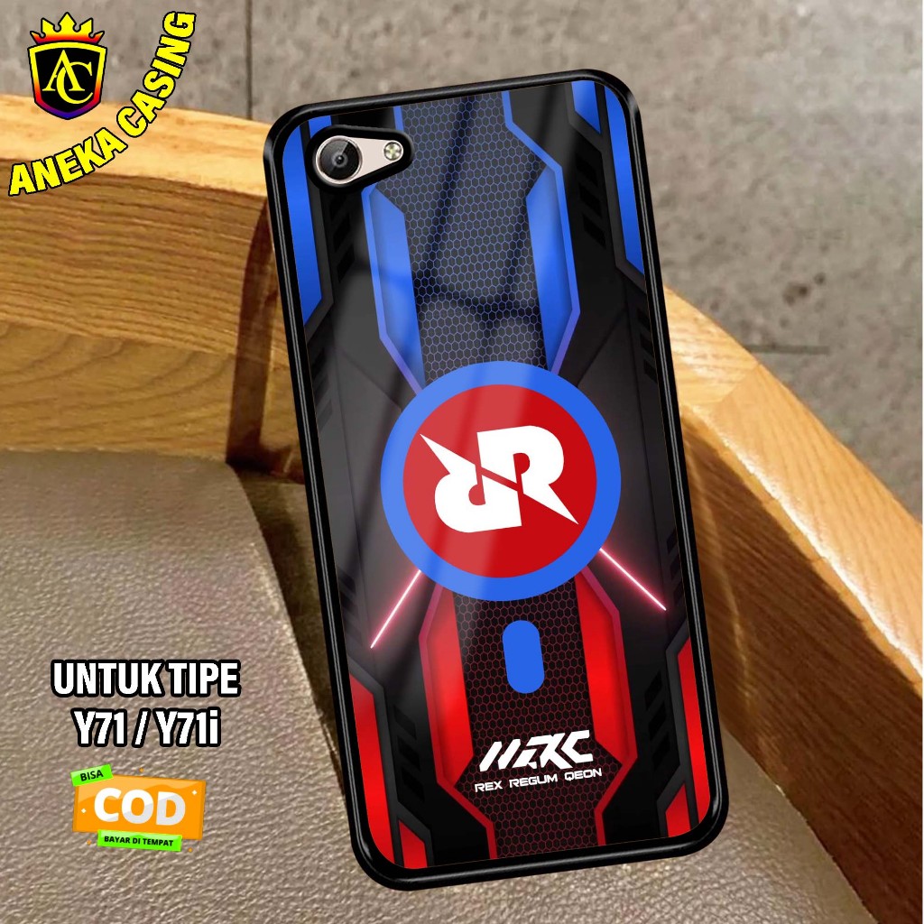 เคส HP VIVO Y71/Y71i Hardcase Glossy เคสโทรศัพท์มือถือ VIVO Y71/Y71i [Motif - MOTIF 43] - เคสเงาต่าง