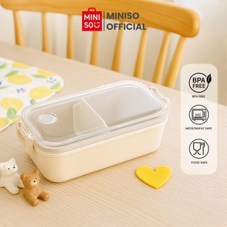 MINISO Kotak Makan Graceful Series Lunch Box Salad Container Tempoat Bekal Praktis Aman BPA Free