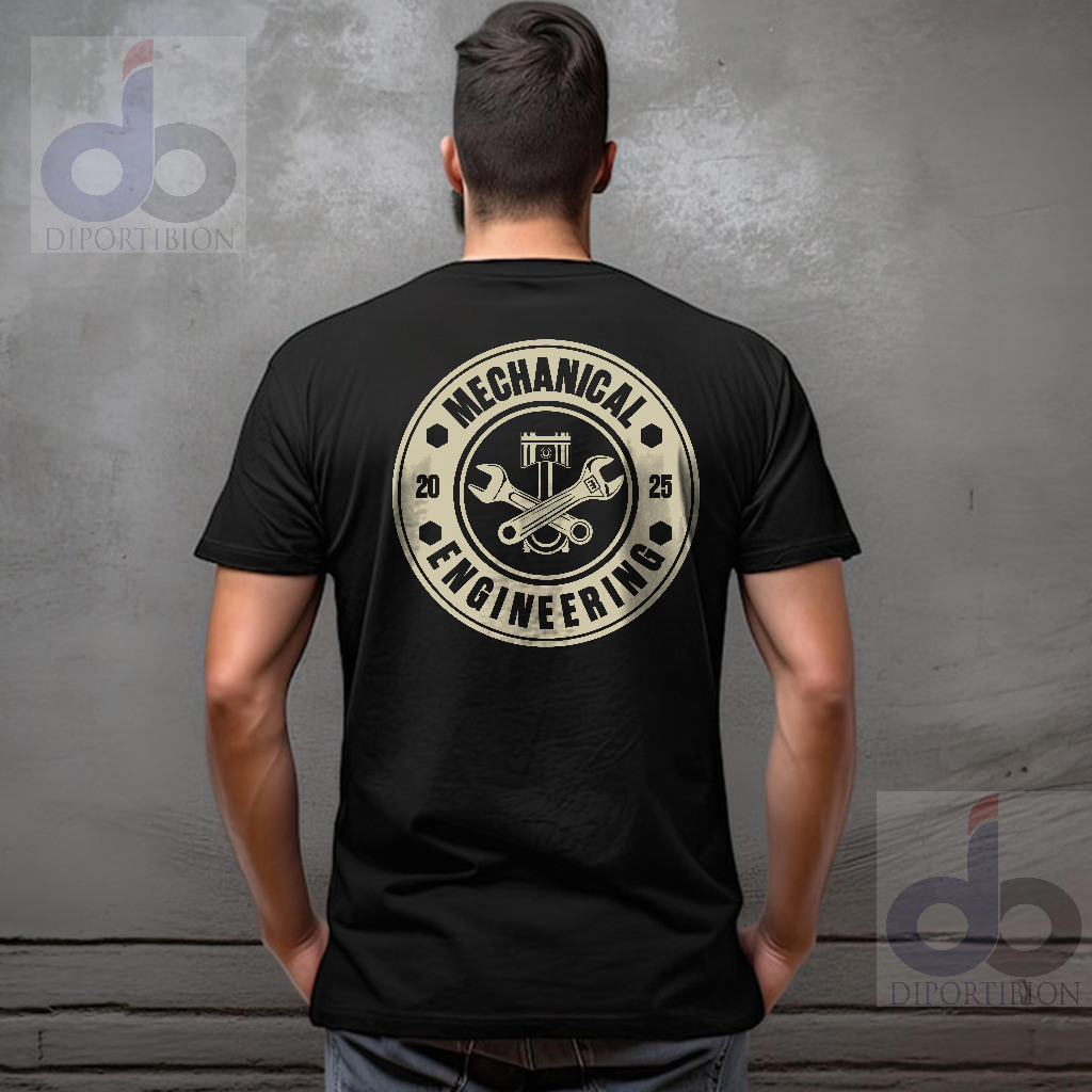 เสื้อยืดสั้นวิศวกรรมกลไก MESIN | เสื้อยืดแขนสั้น วิศวกรรมจักร