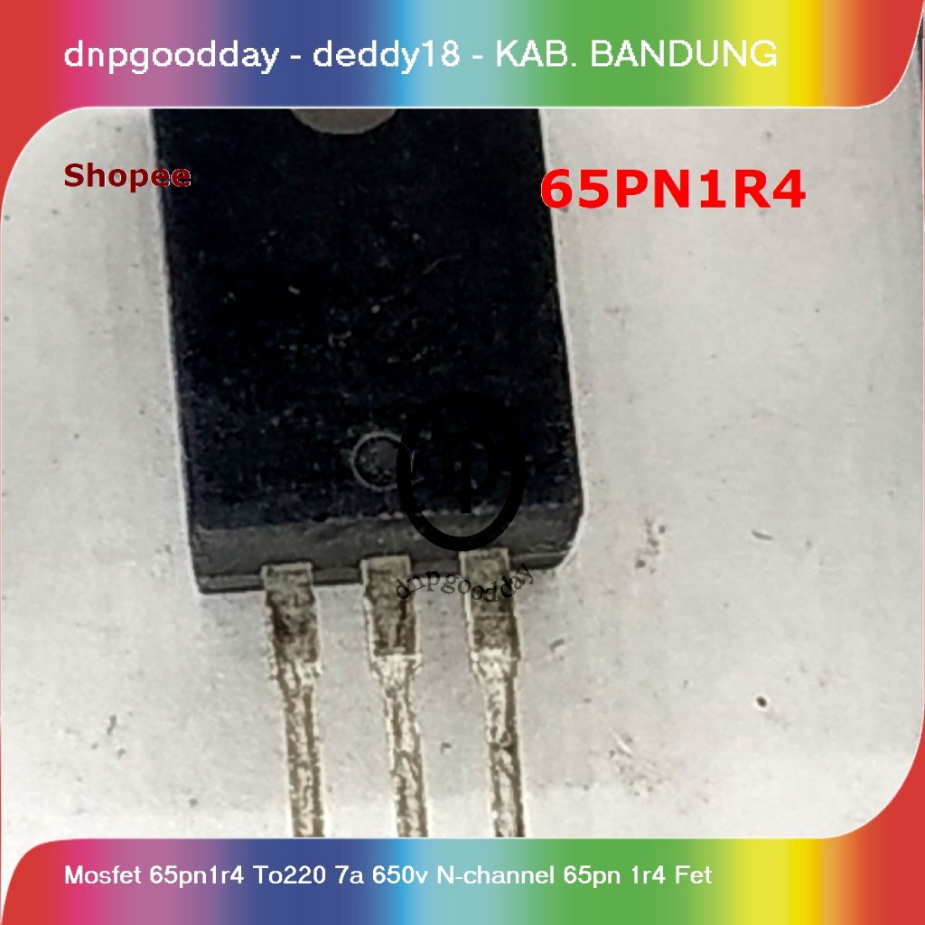 Mosfet 65pn1r4 to220 7a 650v n-channel 65pn 1r4 fet