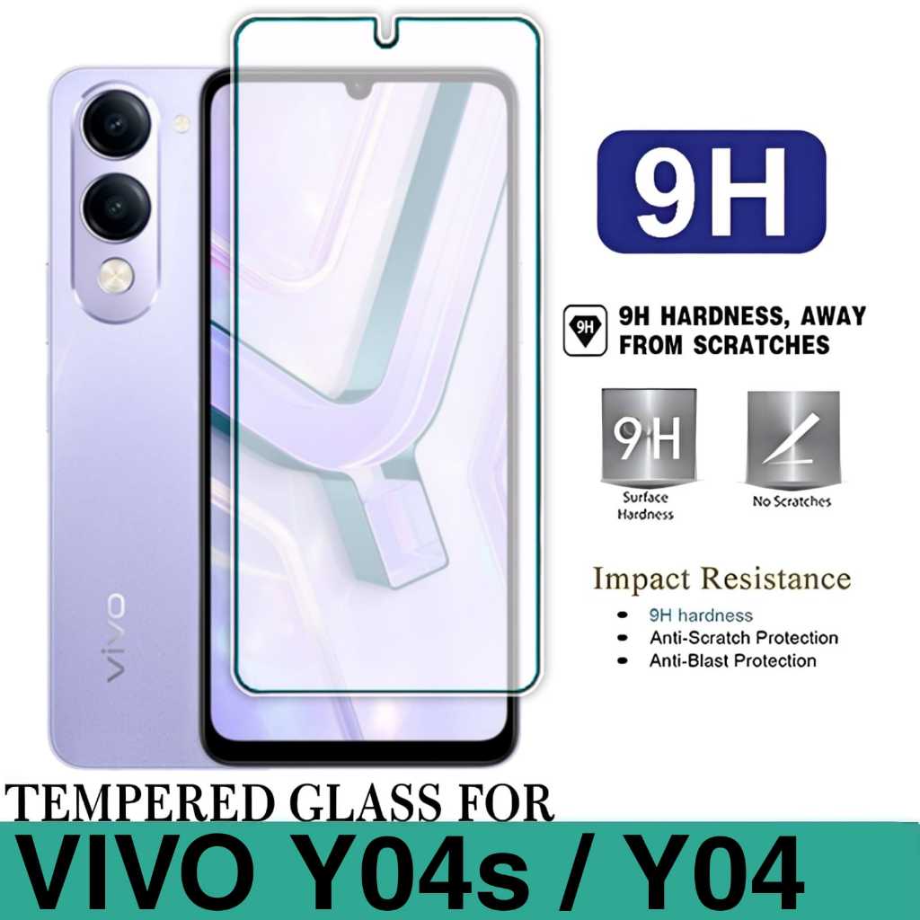 ฟิล์มกระจกนิรภัย VIVO Y04S Y04 ANTI-SCRATCH CLEAR Glass SCREEN GUARD
