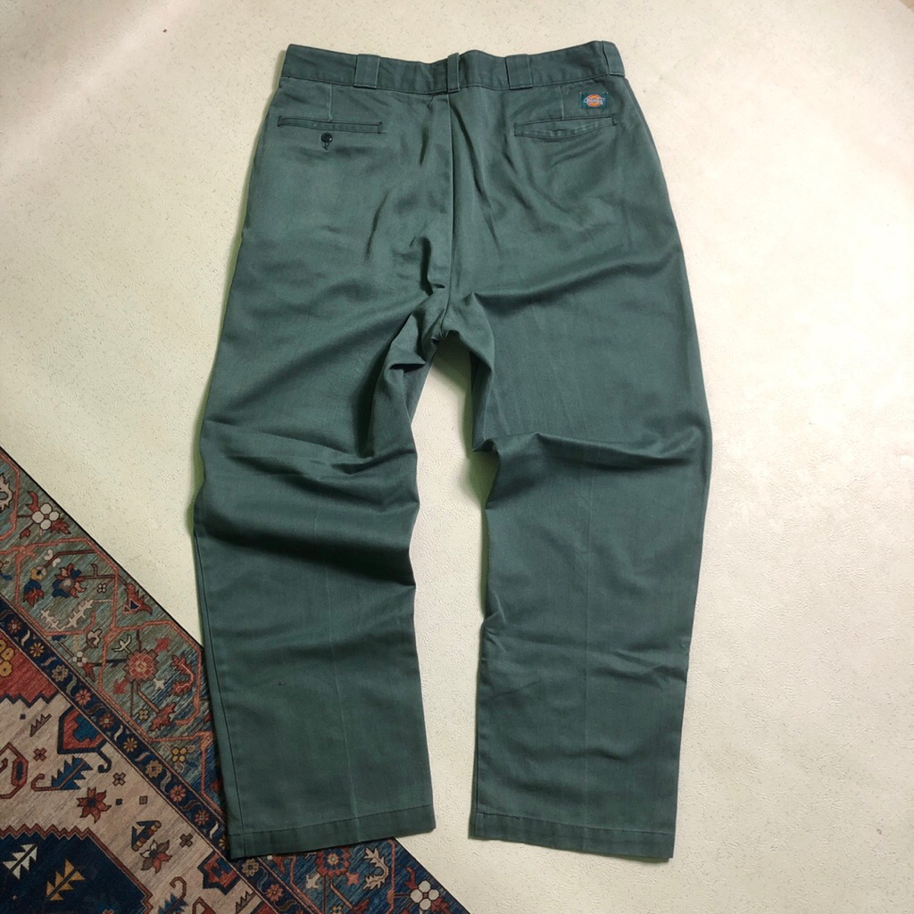 LONG PANT CINO COTTON DARK NAVY 874 / LINCOLN GREEN 874