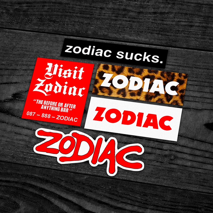 ZODIAC - สติ๊กเกอร์ ZODIAC (BOTTLEG)