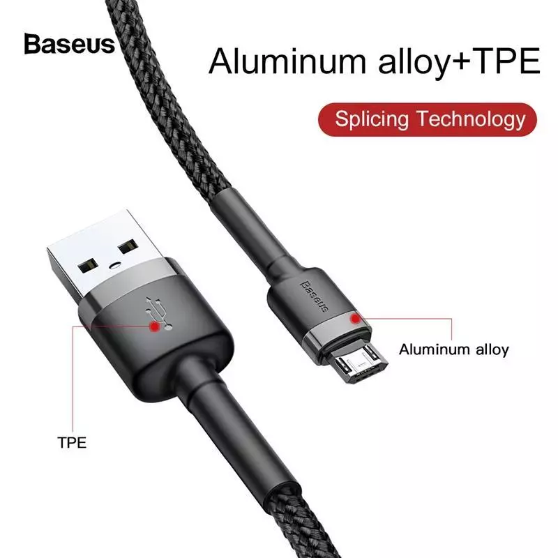 สายชาร์จ Baseus Cafule Micro USB 2.4A 1 เมตร thumbnail 8