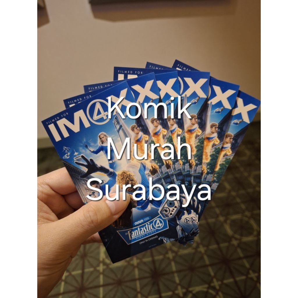 ตั๋วสะสมอย่างเป็นทางการ Fantastic Four 4 ขั้นตอนแรก XXI IMAX LIMITED EDITION 2025 ต้นฉบับ