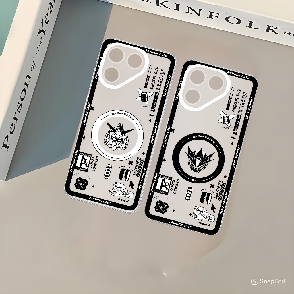 โปร่งใสใส SOftcase สําหรับ POVA 7 / 6 / 6 PRO / 5 / 5 PRO ล่าสุด 2025 กล้องซิลิคอน DY 2909