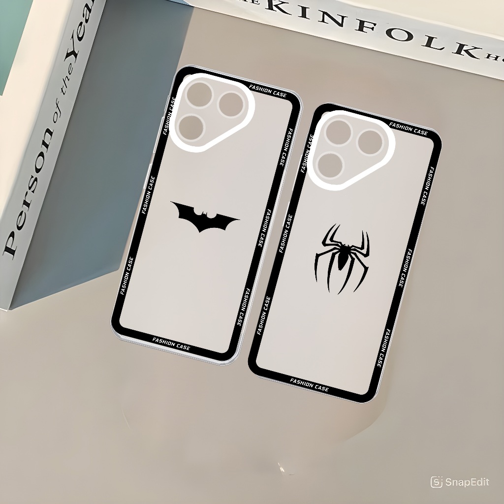 โปร่งใสใส SOftcase สําหรับ POVA 7 / 6 / 6 PRO / 5 / 5 PRO ล่าสุด 2025 กล้องซิลิคอน DY 2914