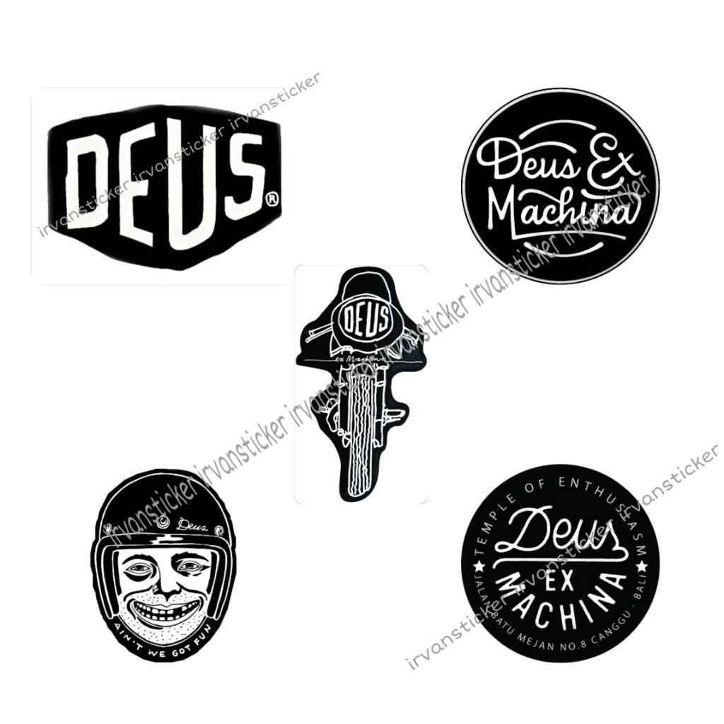 สติ๊กเกอร์ Deus Ex Machina Black edition