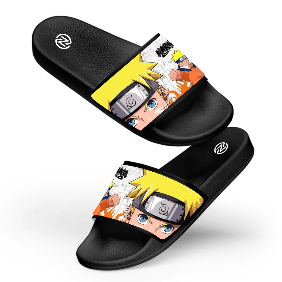 รองเท้าแตะ Flip Flop สําหรับเด็กผู้ชายนารูโตะ รูปจริง การออกแบบตัวละครอนิเมะสุดเท่ล่าสุด