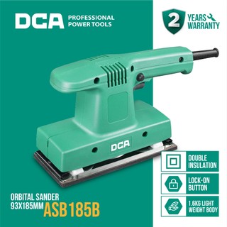 DCA Palm Sander / Mesin Amplas Listrik 200Watt ASB185B