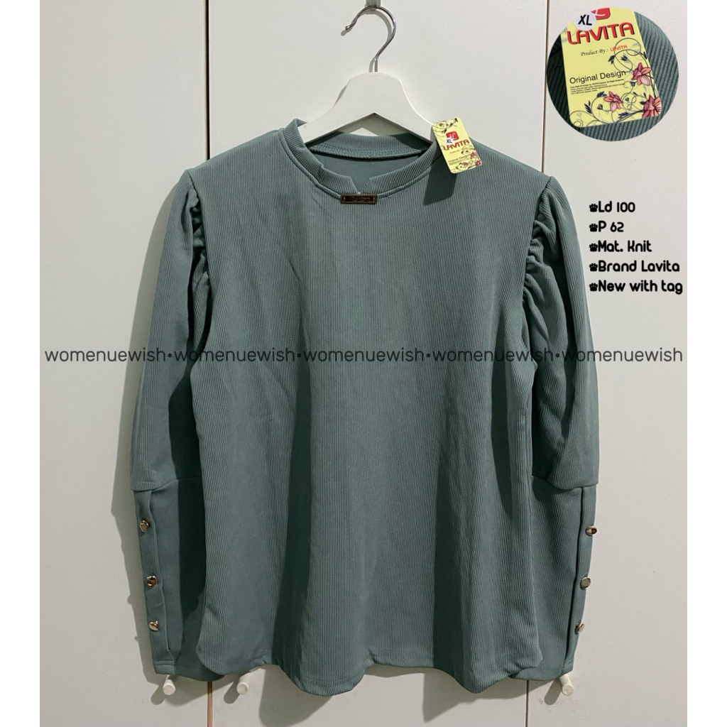 เสื้อถัก Lavita Sage