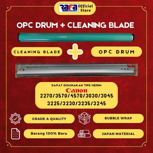 CANON IR4570 DRUM AND CLEANING BLADE OPC PACKAGE 3570 3530 2870 2830 2270 2230 4570