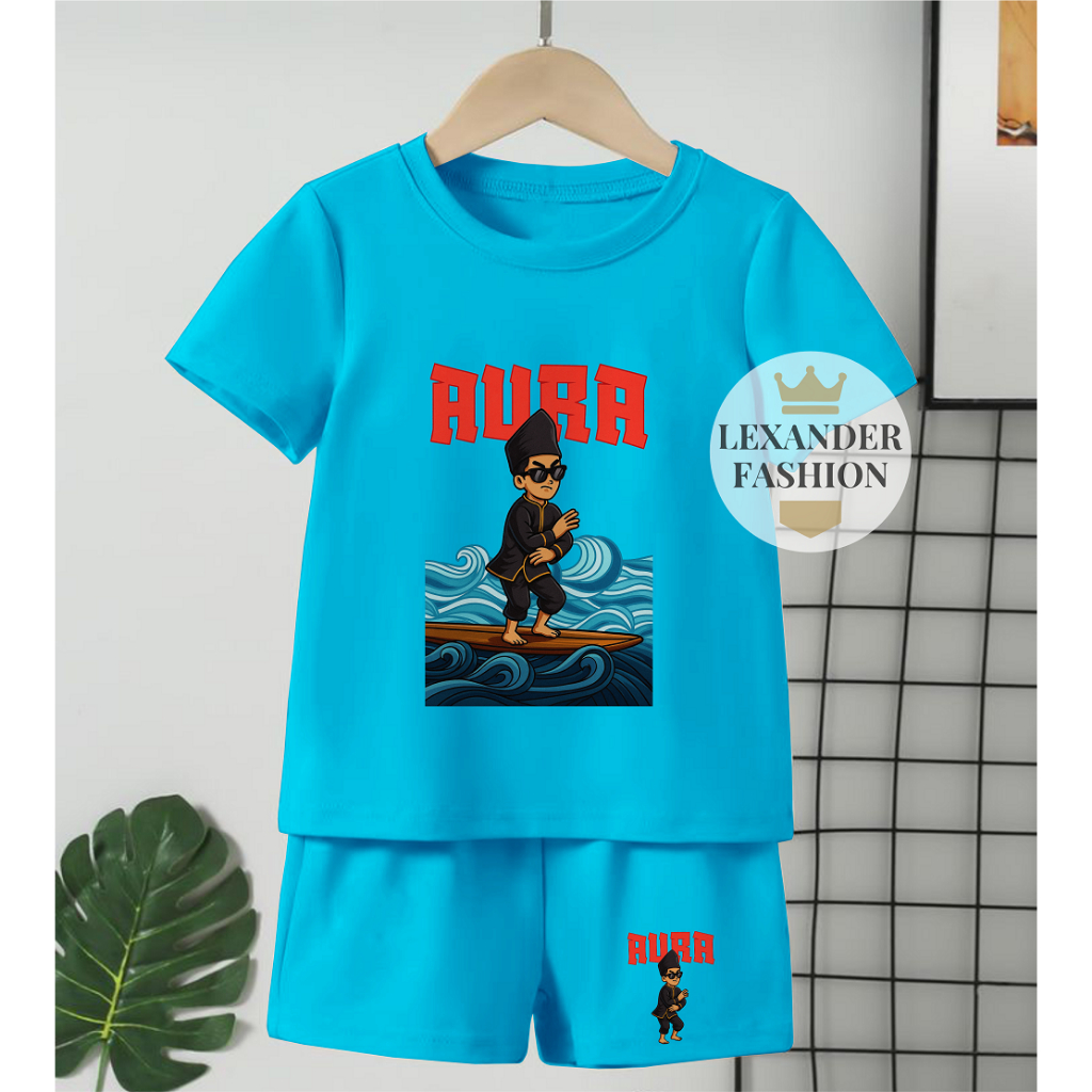 Lexander ชุดแฟชั่นสําหรับชายหญิงตัวละครยอดนิยม AURA FARMING รูปภาพการแข่งขันเรือ