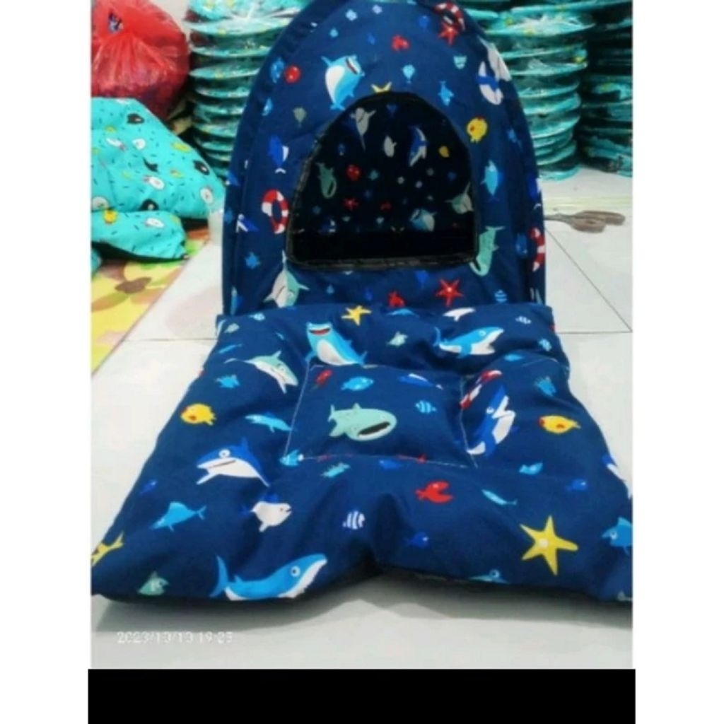 TENDA CAT TENT FULL SET CAT CAGE MATTRESS PILLOW 45X45