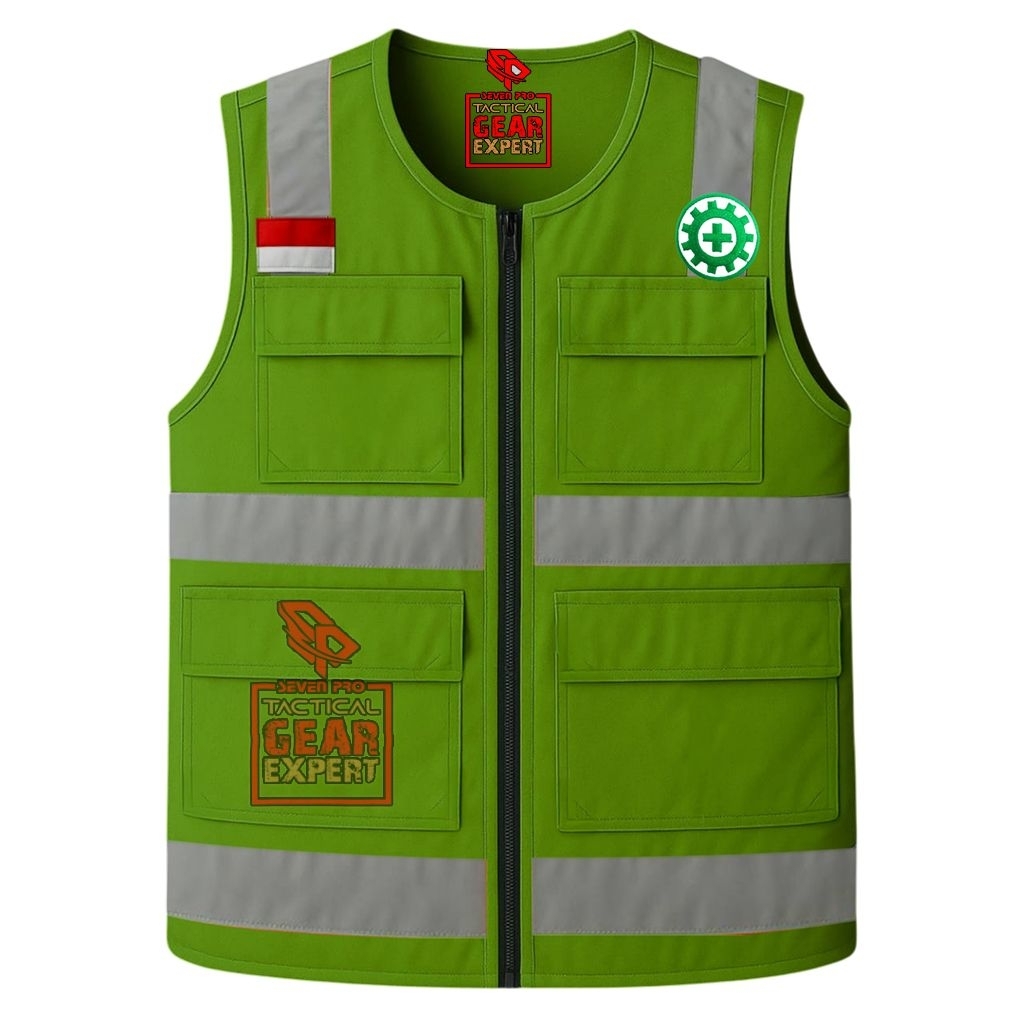 PROJECT VEST/FIRST SAFETY PROJECT VEST/GRADE A DRILL MATERIAL 3M COMBINATION M-XXL ใหม่ล่าสุด SAFETY