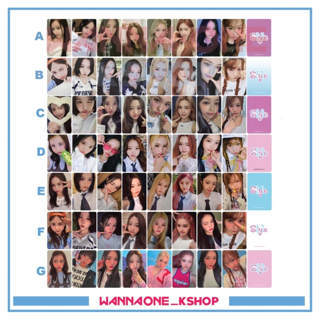 Photocard Hearts2hearts STYLE H2H pob