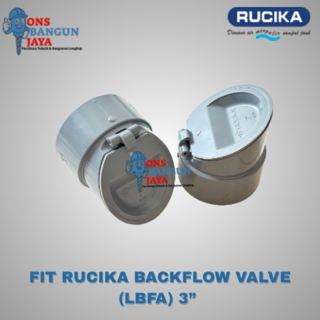 FIT Rucika Backflow Valve (LBFA) 3, 4, 6 นิ้ว – ป้องกันการไหลย้อนกลับได้อย่างมีประสิทธิภาพ!