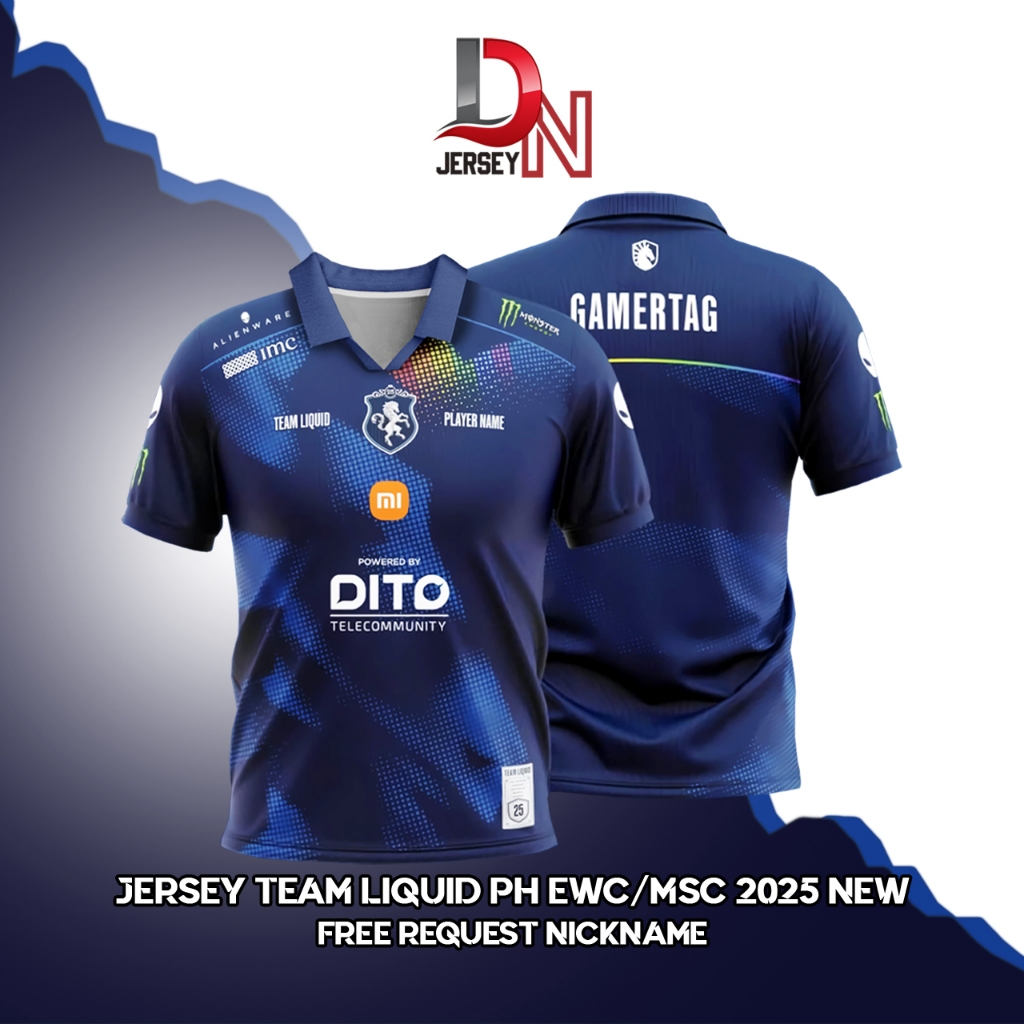 JERSEY TEAM LIQUID PH SPECIAL EWC/MSC 2025 เสื้อยืดใหม่ (ชื่อฉายที่กําหนดเองฟรี)