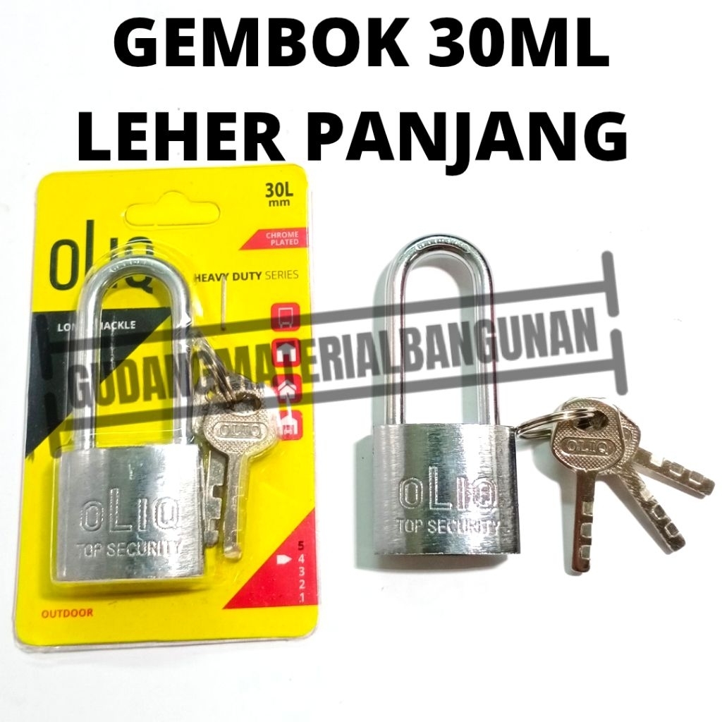 กุญแจคอยาว 30mm 30mmL oliq ysk grt