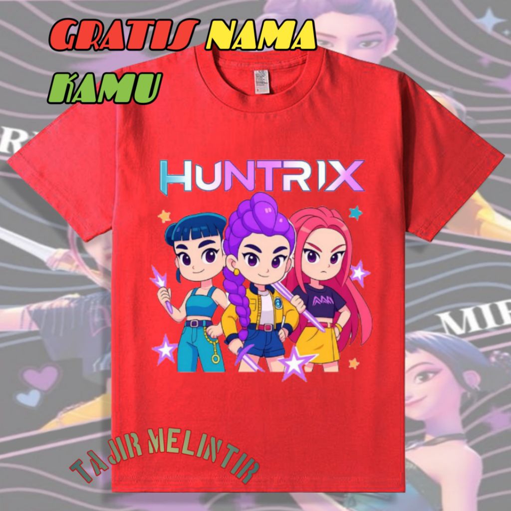 K-POP CHILDRENS เสื้อผ้า K-POP DEMON HUNTER CHILDRENS เสื้อยืด