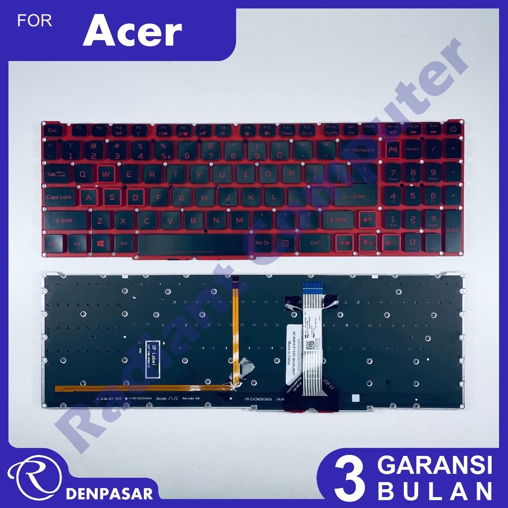 คีย์บอร์ด Acer Nitro 5 AN515-56 AN515-58 AN515-57
