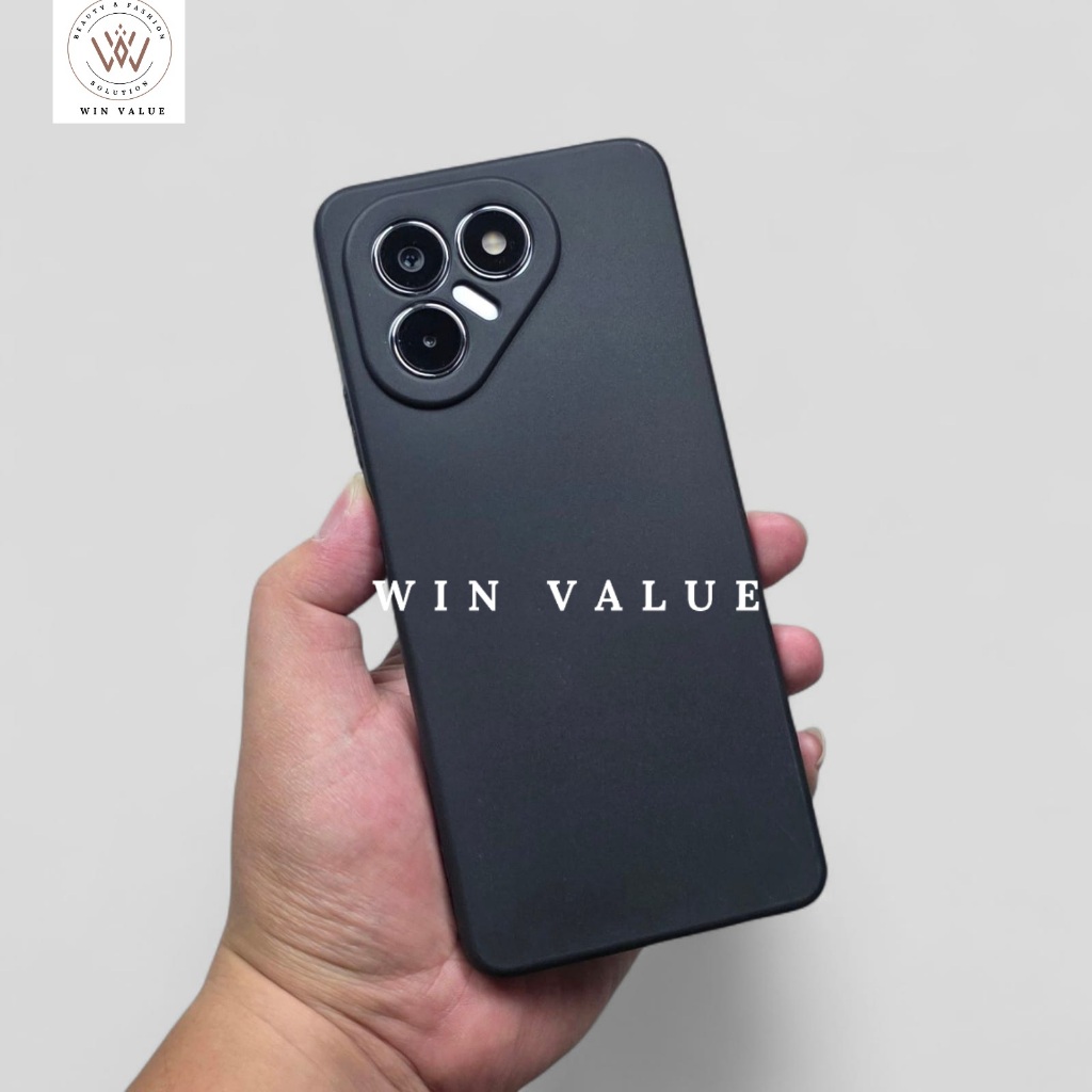 Tecno Pova 7 4G Macaron Square Edge / Case Liquid Square Black Tecno Pova 7 4G