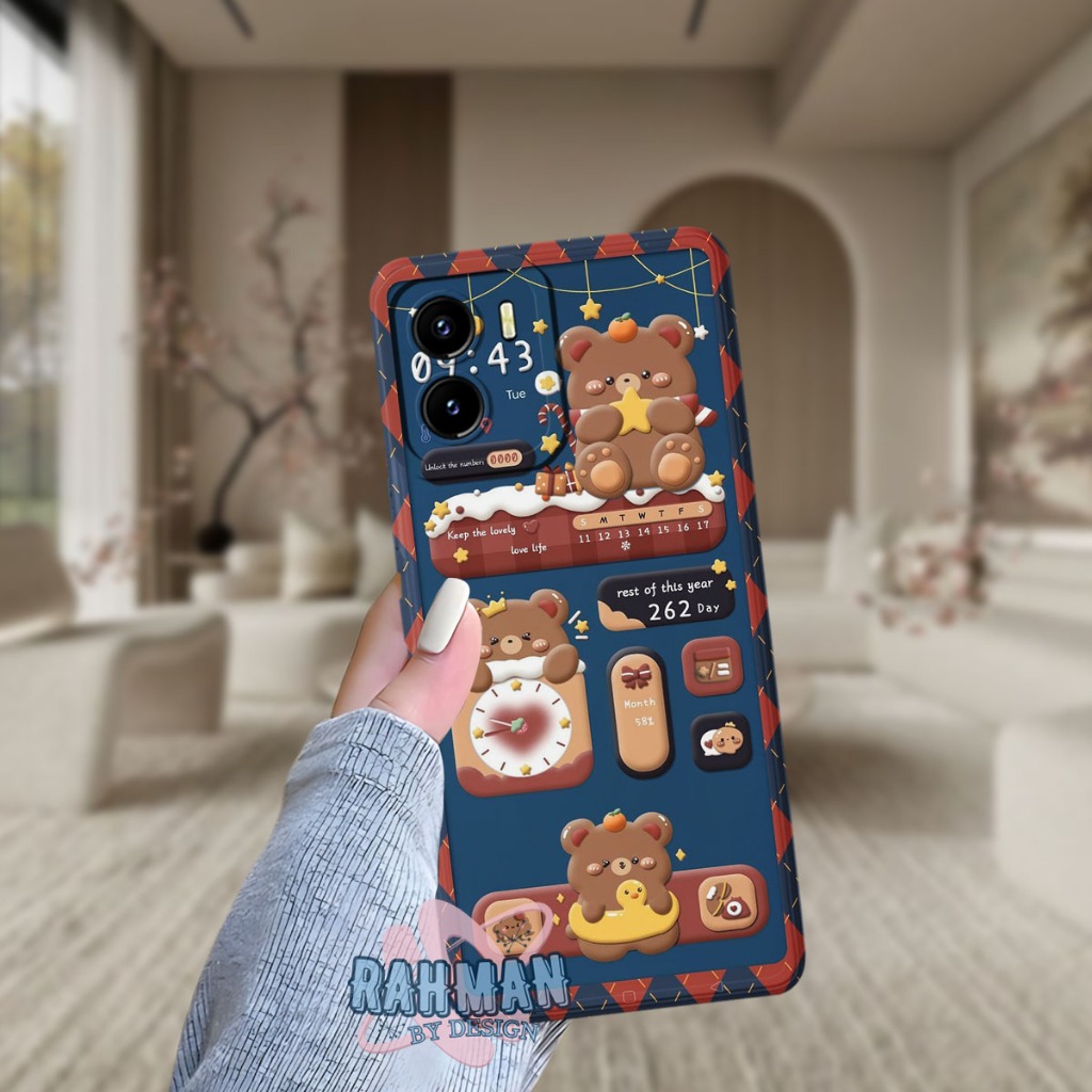 เคส HP Vivo Y15s - Vivo Y01 - Vivo Y01A - เคสแฟชั่น Softcase Macaron ปกป้องกล้องปลอกโทรศัพท์มือถือตั