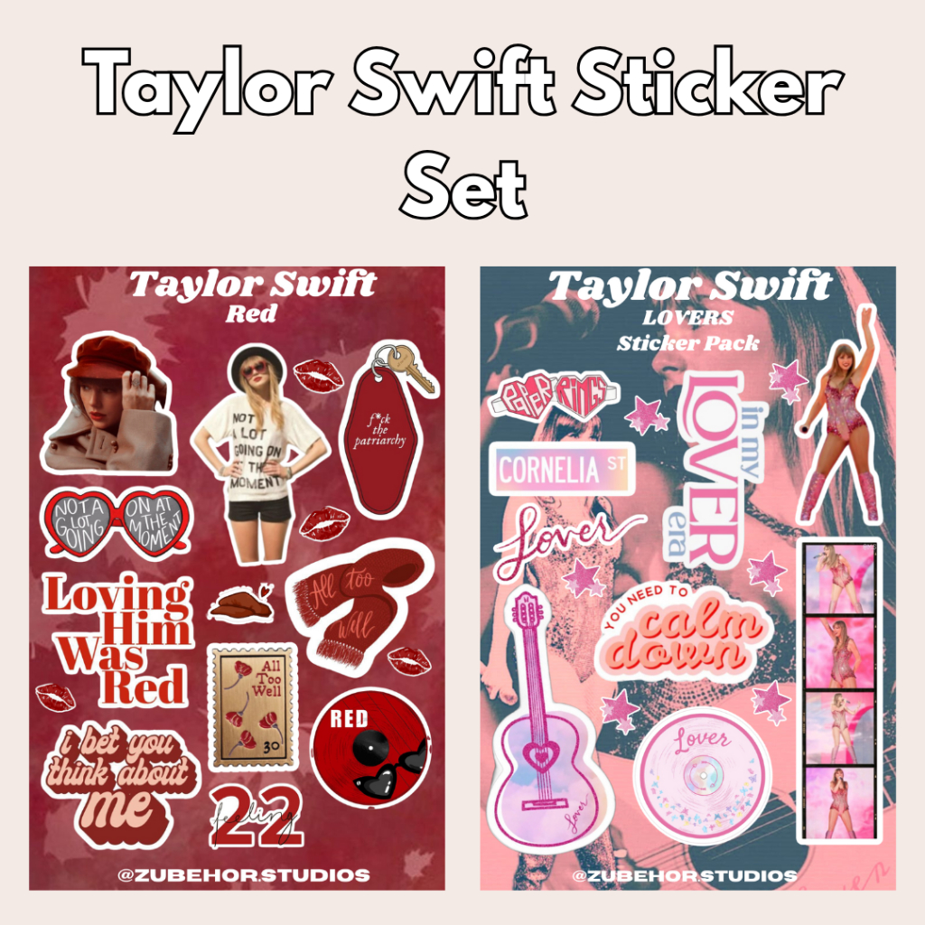 ชุดสติ๊กเกอร์ Taylor Swift กลิตเตอร์